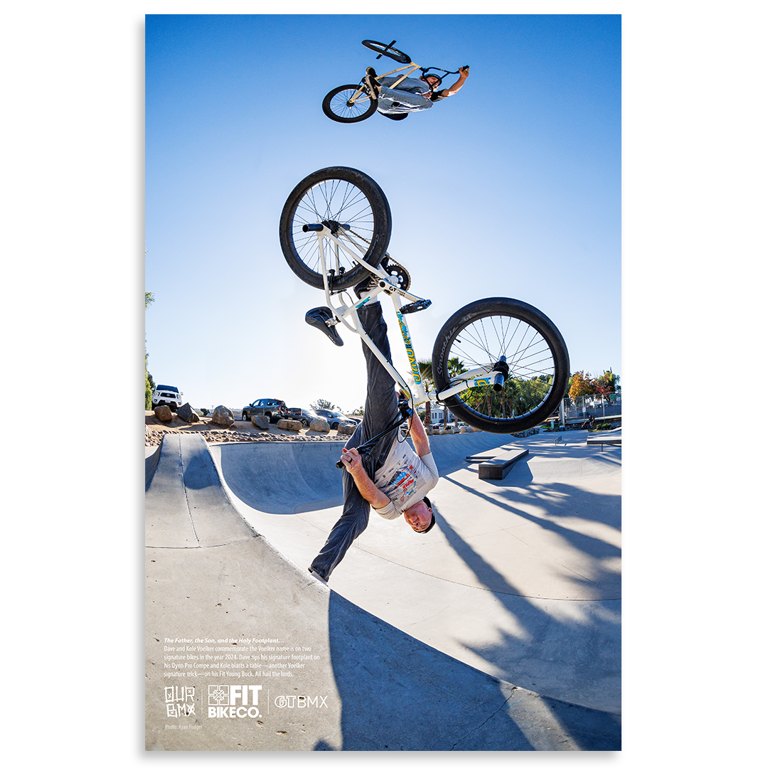 Dave and Kole Voelker Poster Our BMX