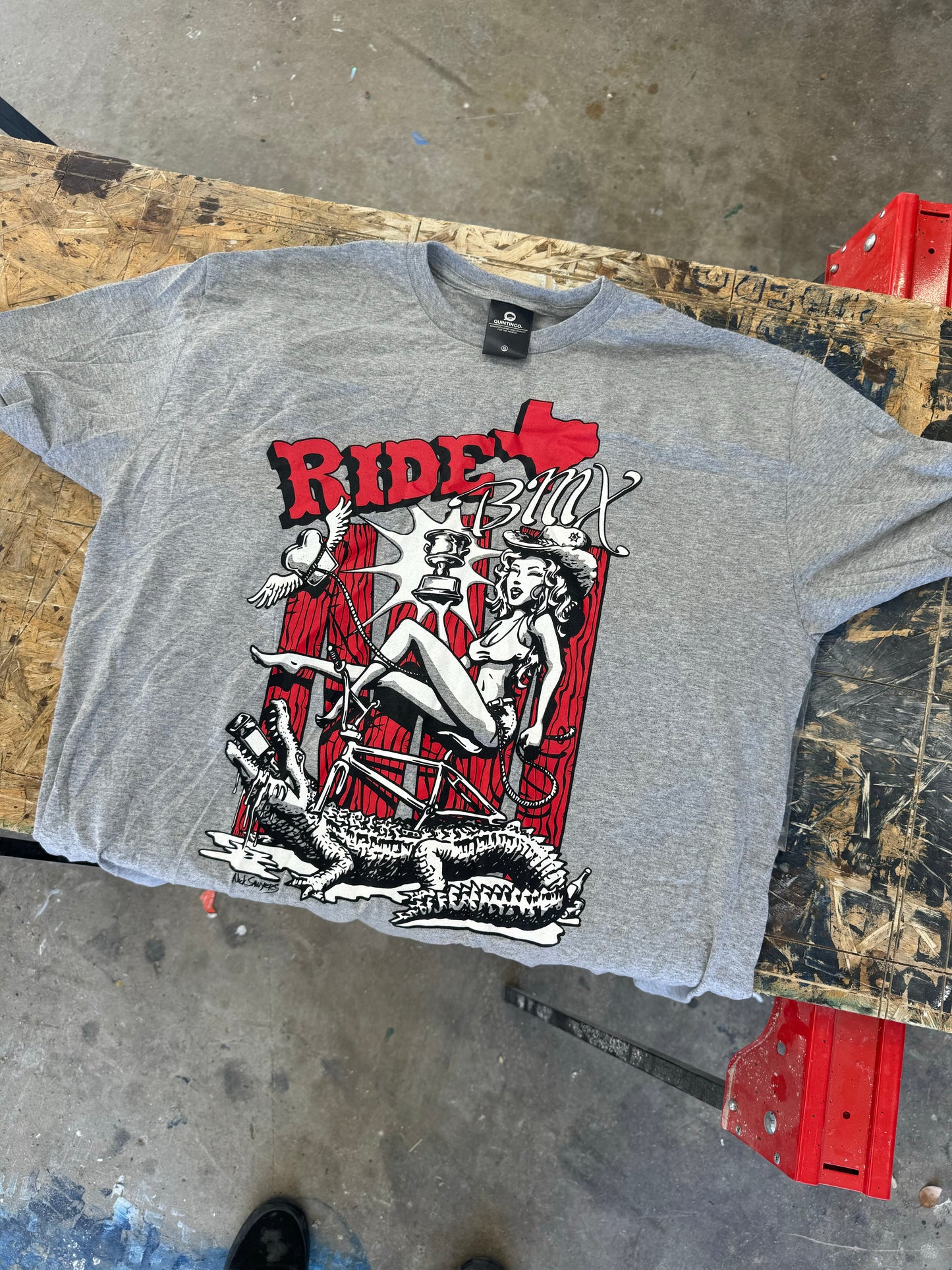 NOS - Texas Toast / Ride BMX shirt