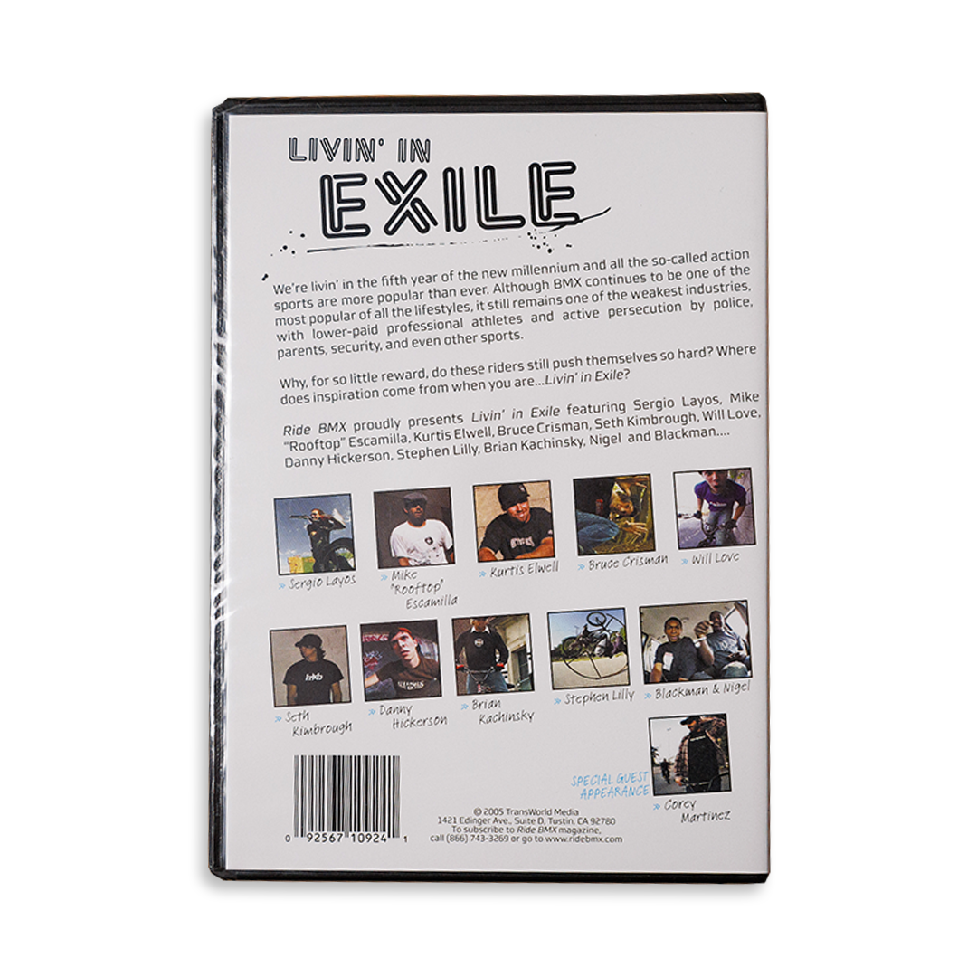 LIVIN' IN EXILE (2005) DVD – Our BMX